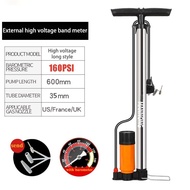 Bike Pump High Pressure 160PSI Pump Manual Bicycle Pump Motocycle Pump With Guage Tire Inflator