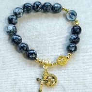 SAINT BENEDICT ROSARY BRACELET