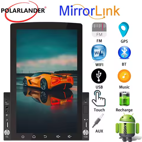 10.1 Inch 2 Din Android 10 Car Radio GPS Navigation 1GB RAM 16GB ROM Bluetooth FM For Universal Car