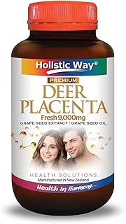 Holistic Way Premium Deer Placenta Fresh 9000mg, Softgels, 60ct