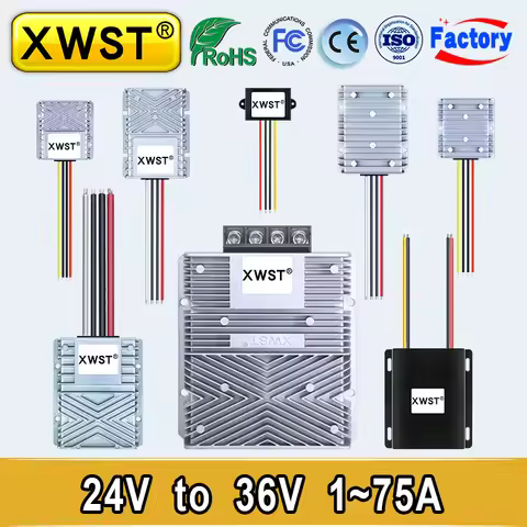 Power Supply 24V to 36V DC to DC Converter 18~35V to 36V Step Up Booster Module 36vdc Stabilizer 1A