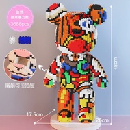 Nanafine【  Ready to Ship  】【10000 Pieces】Childrens Toys ﻿ Building Blocks 55cm Large Bearbrick Build