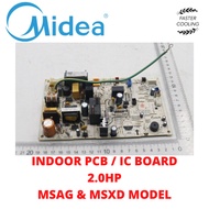 2.0HP MIDEA ORIGINAL INDOOR PCB / IC BOARD - MSAG-19CRN8 / MSXD-18CRN8 *PRE ORDER*