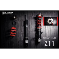 โช้คอัพ สตรัทปรับเกลียว H-DRIVE S SPEC FOR Nissan March Note Almera Juke 350z Cube Teana Tiida 240SX