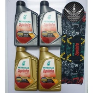 🔥Free Gift Petronas Sprinta F500 F700 F900 Semi Fully Synthetic 10w40 15w50 10w50 100% Original🔥