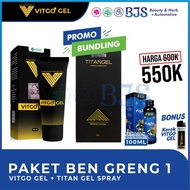 PAKET VITGO GEL  TITAN GEL SPRAY  VITGO GEL ASLI  VITGO GEL ORI