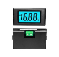 Vôn Kế Điện Một Chiều D69-30 Màu Xanh Dương Màn Hình Phát Hiện Điện Áp Hiển Thị Đo Lường Đồng Hồ Đo 
