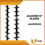 ♧ Jalousie Jalouplus 12 Blades for Louver Window 1 Pair