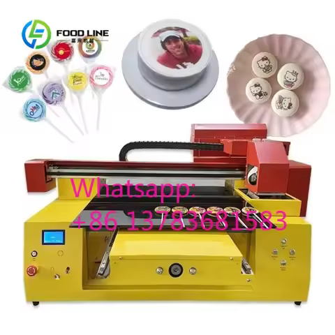 High Speed Edible Food Printer, Food Safe Ink Printer For Cake Macaron Cookie Chocolate, Desktop Pri