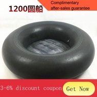 YQ60 Tire Boat Thickened Inflatable Boat Rubber Raft Butyl Rubber Kayak Fishing Vessels Single Double Homemade Fishing B