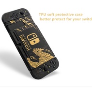 Θ ▵ ☫ ∏ Monster Hunter Rise Dockable Soft Case for Nintendo Switch OLED Protective Cover for Switch