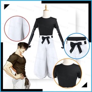 NS1 Jujutsu Kaisen Fushiguro Toji Cosplay Top Pants Costume Set Anime Uniform Suit Halloween Party S