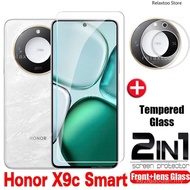 HonorX9C Smart 5G 2in1 3D Curved Tempered Glass For Honor X9C Smart X9CSmart HonorX9CSmart 5G 4G Rea