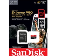 SanDisk Extreme Pro microSD 256GB ความเร็ว อ่าน 200MB/s เขียน 140MB/s (SDSQXCD-256G-GN6MA) เมมโมรี่