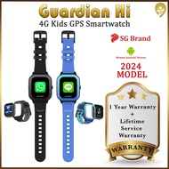 Guardian Hi 4G Kids GPS Smart Watch Singapore Brand - WhatsApp Model + Custom App Store (2024 Collection)