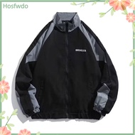 Hip Hop Style Men Jacket Men Windbreaker Jacket Trendy Mens Color Block Windbreaker Jacket Hip Hop S