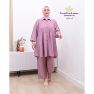 FOREVER SWEET One Set Setelan Tangan Panjang Tunik Jumbo Hava Stretch