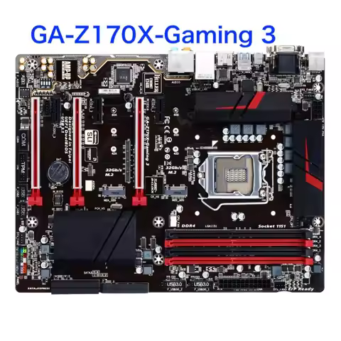 For Gigabyte GA-Z170X-Gaming 3 Motherboard 64GB LGA 1151 DDR4 ATX Mainboard 100% Tested OK Fully Wor