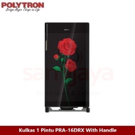 Kulkas Polytron 1 Pintu Glass Door Low watt 160 Liter KHUSUS BOGOR