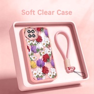 VRQR Cover for Itel S23 A50C A70 A06 S665L A665L Colorful Graffiti Flower Shockproof Phone Case with