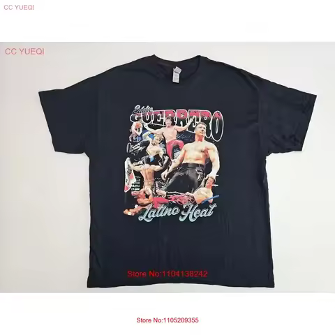 Rare Eddie Guerrero Latino Heat Cotton Black Men's Size XL T Shirt vintage Washed designer clothes s