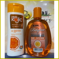 ◊☜ ◰ ◹ RDL KOJIC WHITENING LOTION 100ml + RDL FACIAL CLEANSERGLUTA+KOJIC 150ml