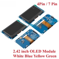 2.42 inch OLED Module 2.42" 12864 Screen LCD LED Display Module 128x64 SSD1309 SPI/IIC I2C Interface