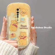 Cute Bear OPPO Reno2F Reno2Z Phone Case Summer FreshMen and Women Reno2 Soft Case Anti Drop Soap Case