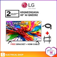 LG 65'' QNED 65QNED92ASA/ 75'' 75QNED92ASA AI QNED92 4K Smart TV Television (FREE BRACKET & HDMI)