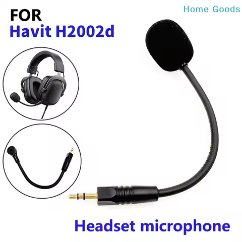 1PC Replacement Microphone For Havit H2002d Replacement 3.5mm Microphone For Havit H2002d Gaming Hea