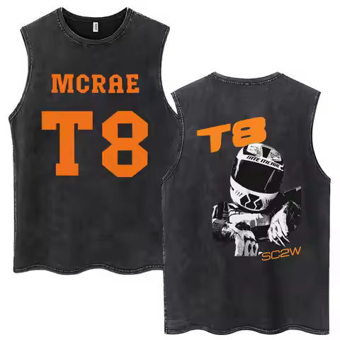 Tate McRae T8 So Close To What Album Washed Tank Tops Men Women Vintage Trendy Sleeveless T Shirts S