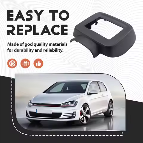 #360V ABS Front Bumper Lower Grille Grill Sensor Cover for-Golf MK7 2013-2016 Front Grille Rader Tri