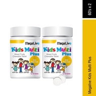 MEGALIVE KIDS Multi Plus 800mg 60's X 2 Multivitamin for Kids, Colostrum, Lysine for Kids Nutriliv H