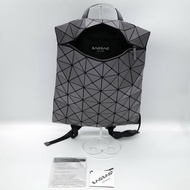 Issey Miyake 三宅一生 BaoBao系列 深灰色 拉鍊 雙肩包 書包 電腦包