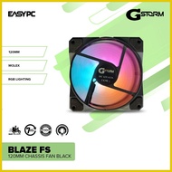 ✷ ✈ ∆ EasyPC | Gstorm Blaze FS 120mm Chassis Fan| Black and White