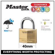 MasterLock Padlock 140D 40mm Master Lock Brass Padlock Weatherproof Padlock Waterproof Padlock Yale 