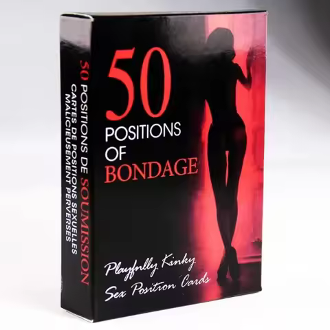 English Sexual Position Cards – Role-Playing Adult Games with Bedroom Commands, 18+ Erotic Toys for 