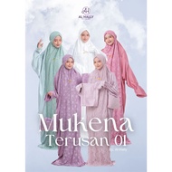 Latest mukena Wanita LUXURY 2024 ll AL HALLY MUKENA TERUSAN 01 ll Suitable for Gifts or Gifts ll Muk