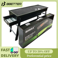 【BBETTER】Original stainless steel portable folding charcoal bbq grill for outdoor camping barbecue p