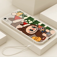 เคสสำหรับ Huawei Honor 8A Y6 PRO 2019 9E EnjoY9E LABUBU แบบเรียบง่ายเคสโทรศัพท์ซิลิโคน TPU ป้องกันกา