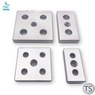 TS Aluminum Alloy Profile End Connection Plate 3060 4080 6060 8080 Caster Foot Adjustment Support al