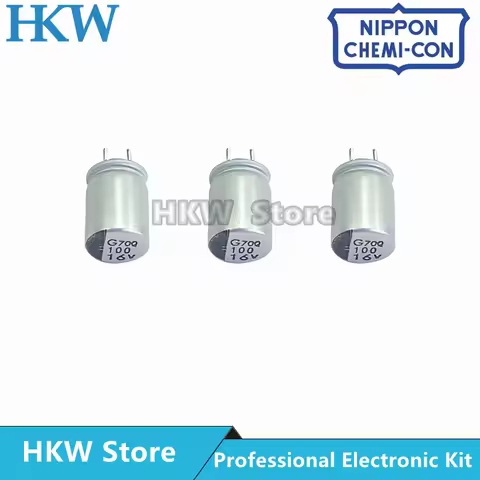 10pcs 100UF 16V NCC 6x8mm G Series Super Low ESR 16V100uF For Motherboard VGA Solid Capacitor NIPPON