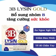 Viên uống 3B LYSIN GOLD- Bổ sung vitamin nhóm B- Hỗ trợ tăng cường sức khỏe cho người mệt mỏi suy nh