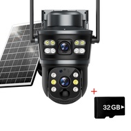 iCam365 4G SIM card closed-circuit television monitoring system/ultra high definition 8MP/solar wire