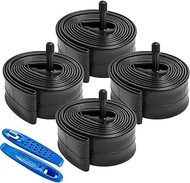 24" Bike Tubes 24x2.125/2.2/2.3/2.4 AV Schrader Valve 24 Bicycle Tubes and Tire Levers Compatible wi