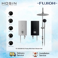 FUJIOH Instant Heater DC Pump with Rain Shower Set