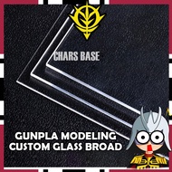 GUNDAM PLA PLATE GLASS ARCYLIC BOARD