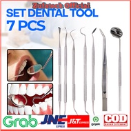 TaffOmicron Dentist Dental Tool Set 7 PCS - 4012 - Silver - 7RHXOGSV Dental Tools
