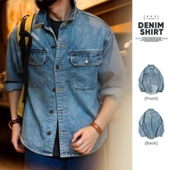 BGYO | Vintage Washed Denim Shirt Jacket 9.5 Ounces