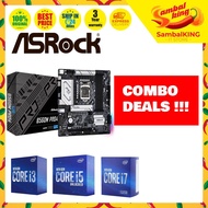 ASROCK B560M PRO4 / AC INTEL MOTHERBOARD + INTEL CPU COMBO G6400 i3-10100F i5-10100F I7-10700F i9-10